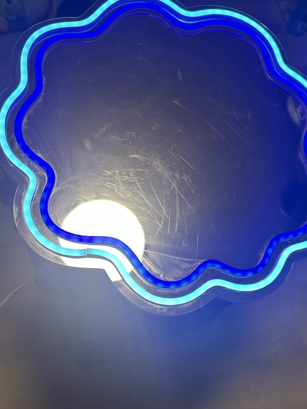 Blue Wave Accent Mirror - Home Bath